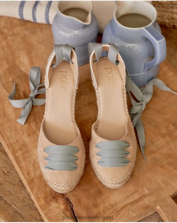 nl Polin et moi boeren espadrille cent beige JD28V444 schoenen
