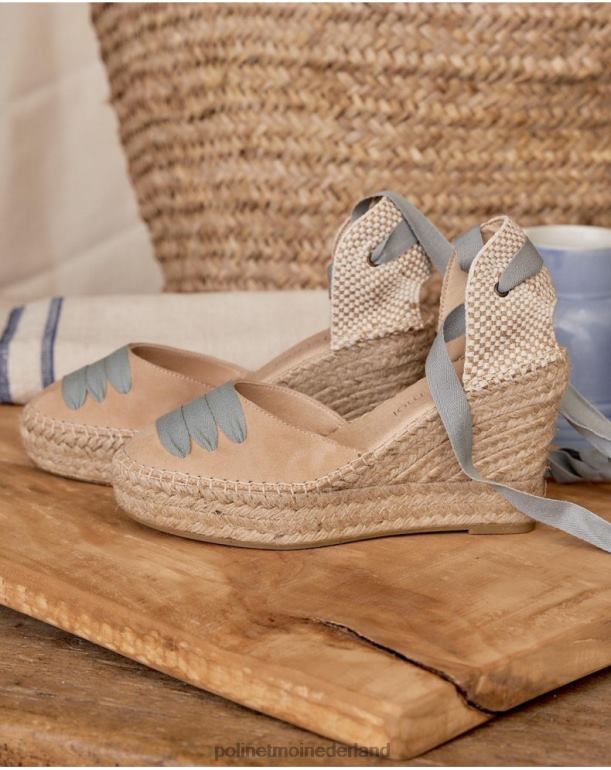 nl Polin et moi boeren espadrille cent beige JD28V444 schoenen