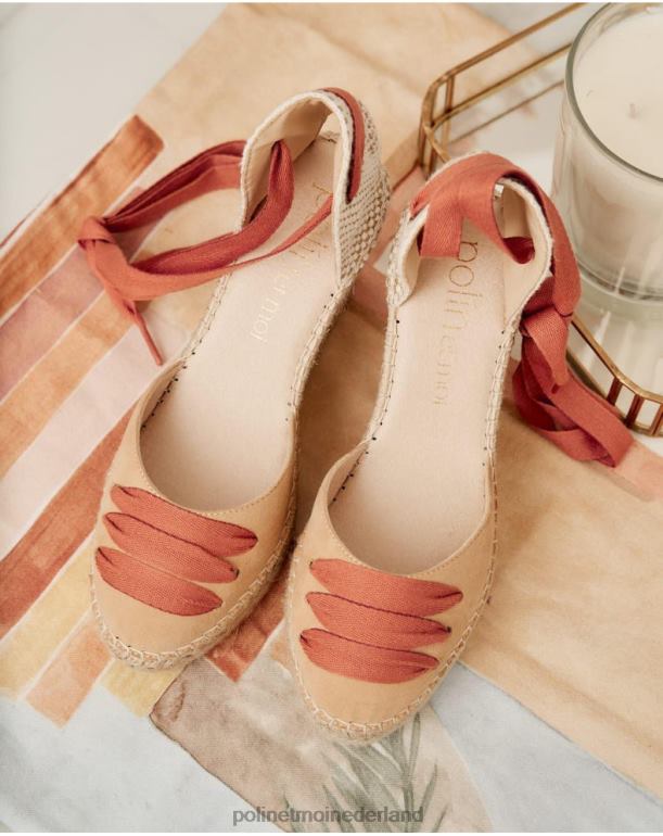 nl Polin et moi boeren espadrille cent kameel JD28V432 schoenen