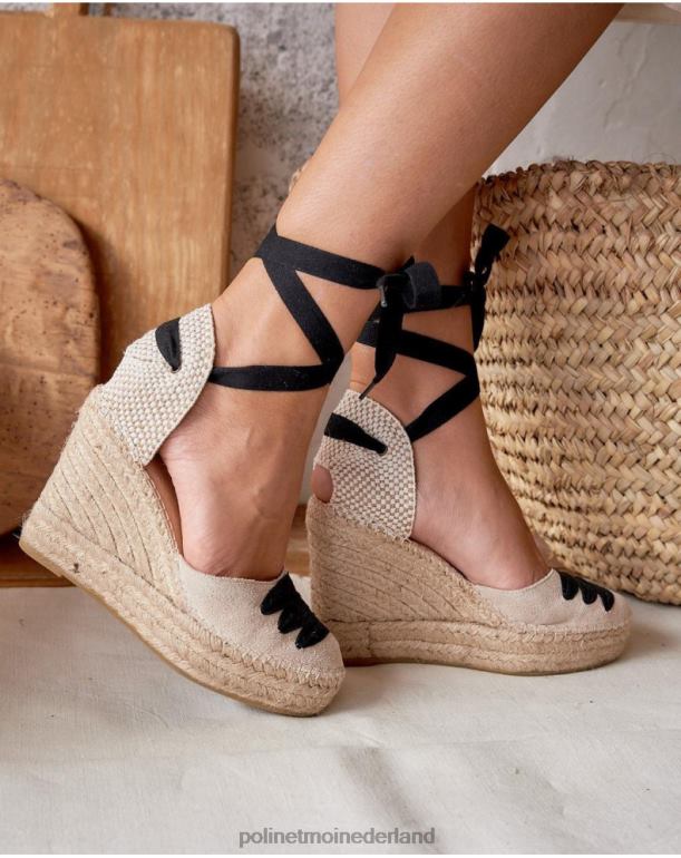 nl Polin et moi boeren espadrille cent rauw JD28V442 schoenen