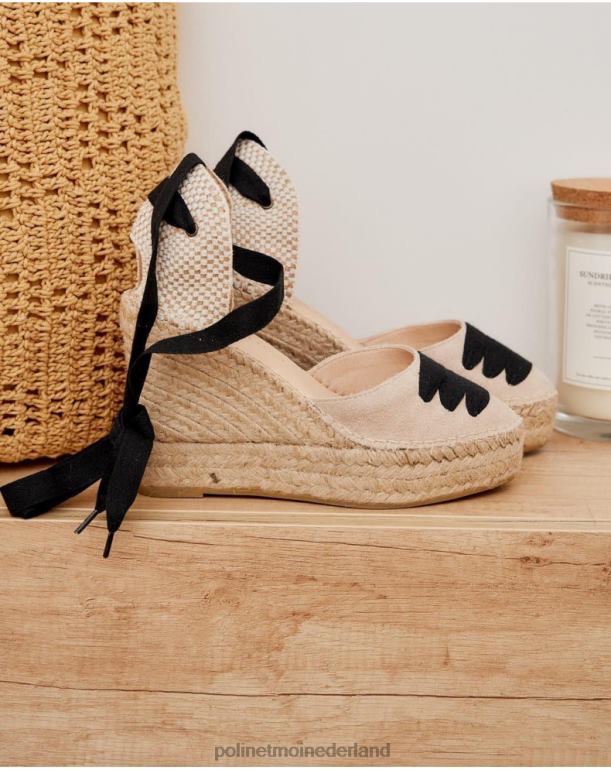 nl Polin et moi boeren espadrille cent rauw JD28V442 schoenen