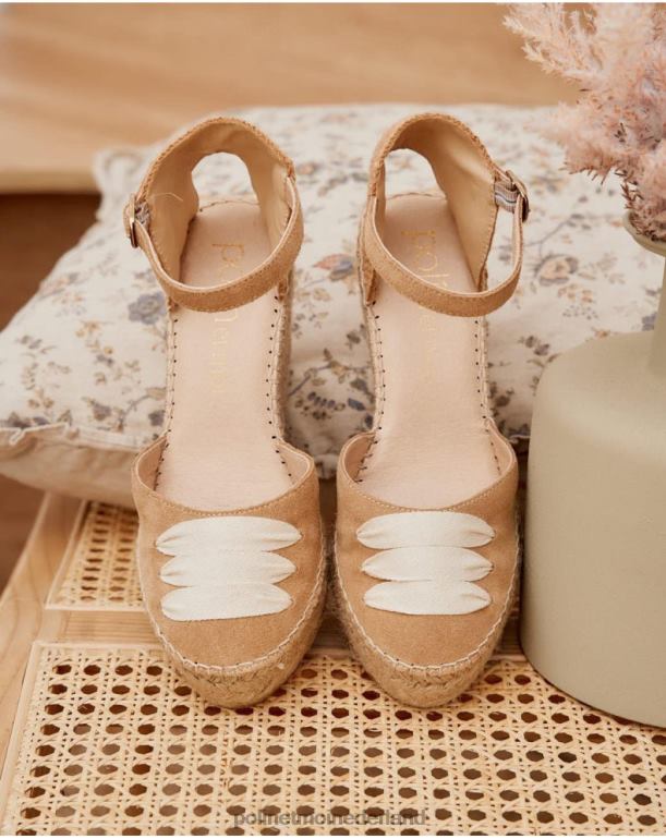 nl Polin et moi boerenespadrille arlene kameel JD28V463 schoenen