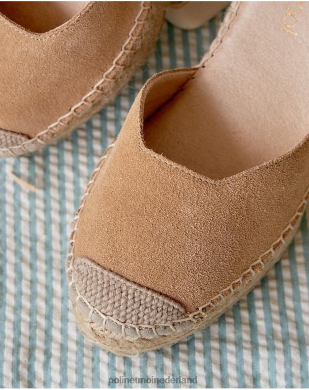 nl Polin et moi espadrille dori-halslijn kameel JD28V440 schoenen