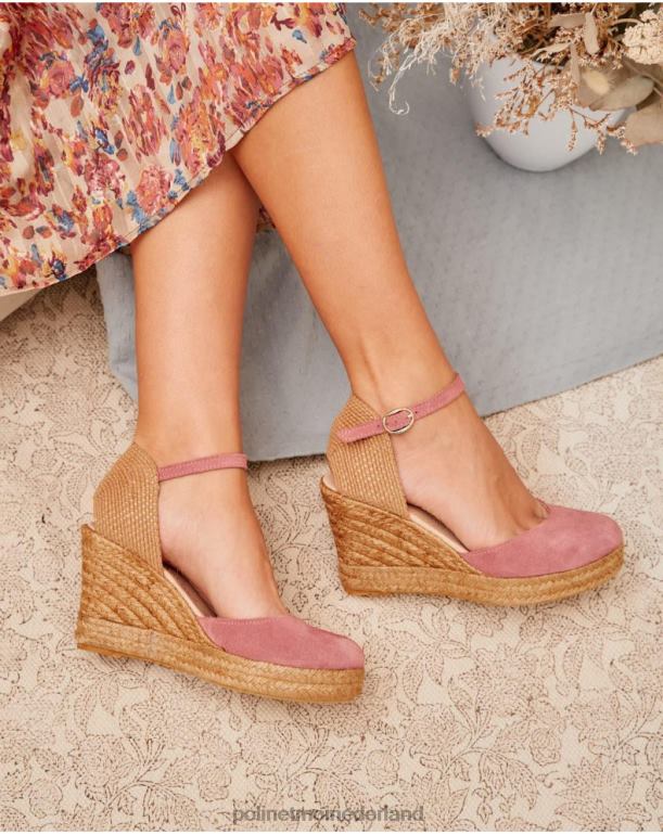 nl Polin et moi espadrille eleonora halslijn framboos JD28V484 schoenen