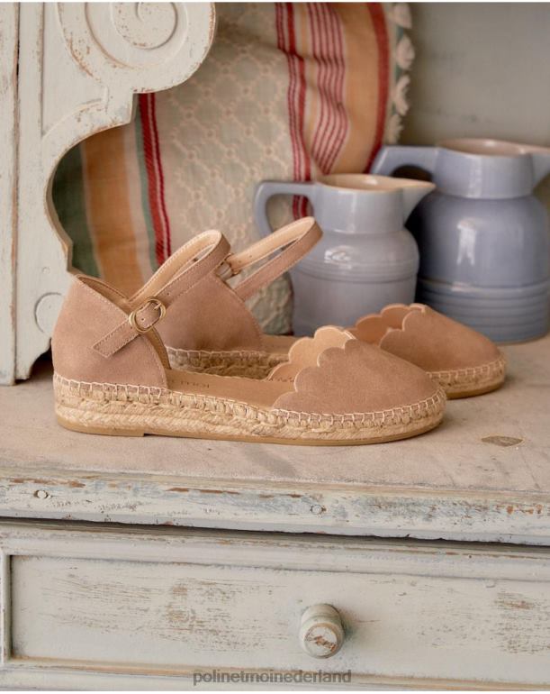 nl Polin et moi espadrille ondas betsy taupe JD28V414 schoenen