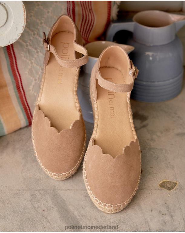 nl Polin et moi espadrille ondas betsy taupe JD28V414 schoenen