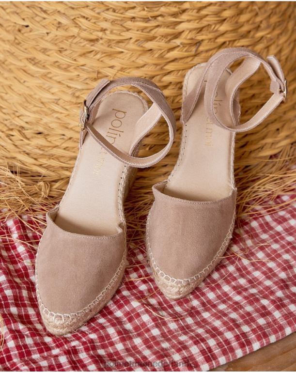 nl Polin et moi espadrille ondersnede izzy taupe JD28V473 schoenen