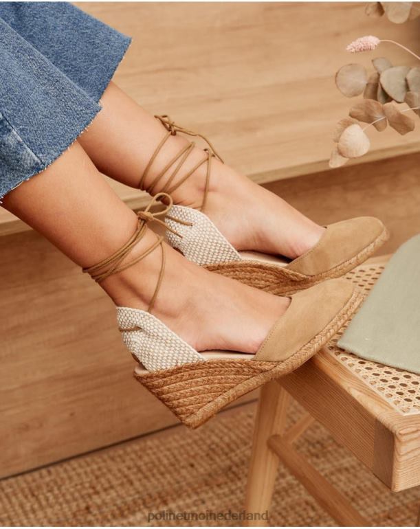 nl Polin et moi espadrille touw estela kameel JD28V448 schoenen