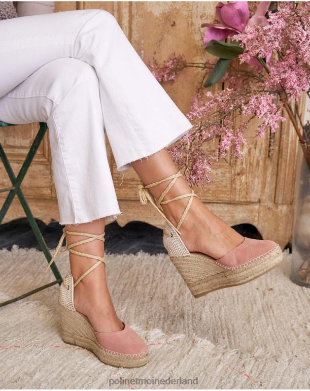 nl Polin et moi espadrille vlecht bathseba roos JD28V471 schoenen
