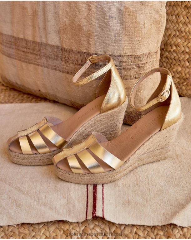 nl Polin et moi krabbeneter espadrille tatianna goud/platina JD28V413 schoenen