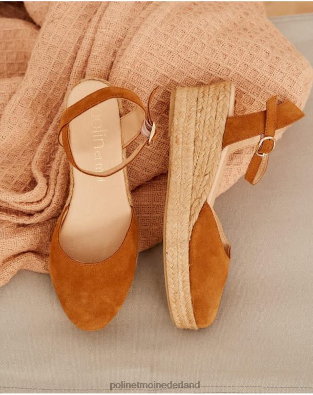 nl Polin et moi mooie ronde espadrille leer JD28V479 schoenen