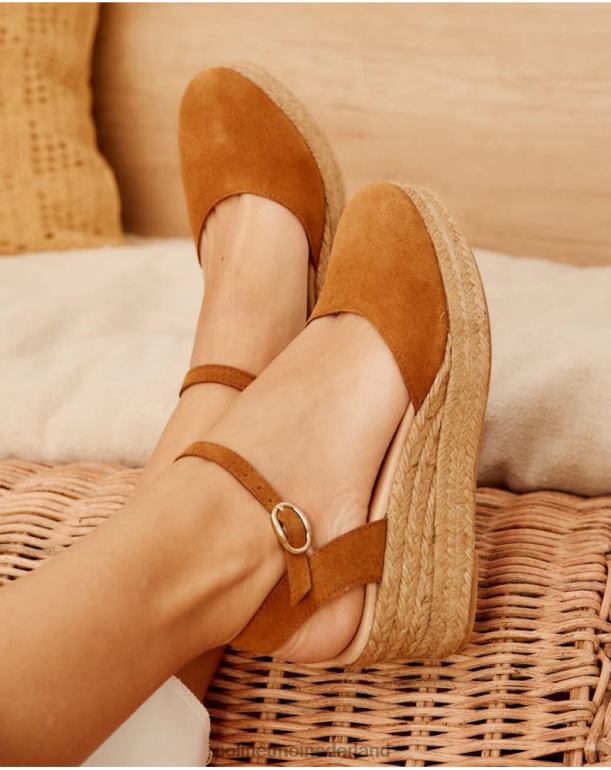 nl Polin et moi mooie ronde espadrille leer JD28V479 schoenen