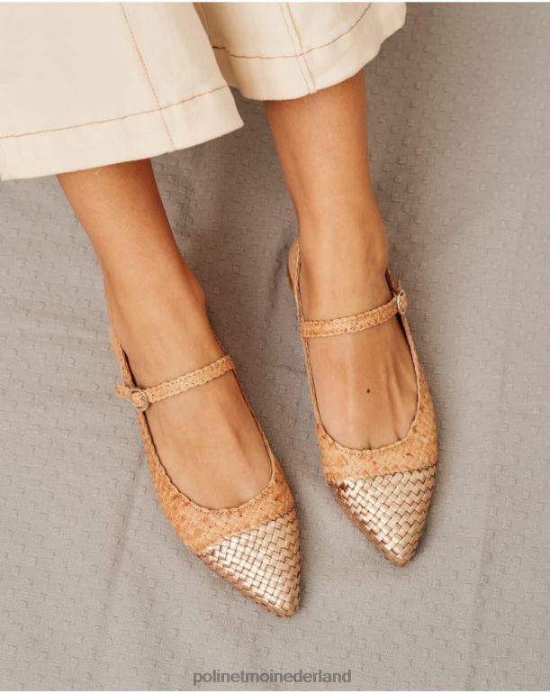 nl Polin et moi Mary Jane Punta Rigobertta beige JD28V416 schoenen