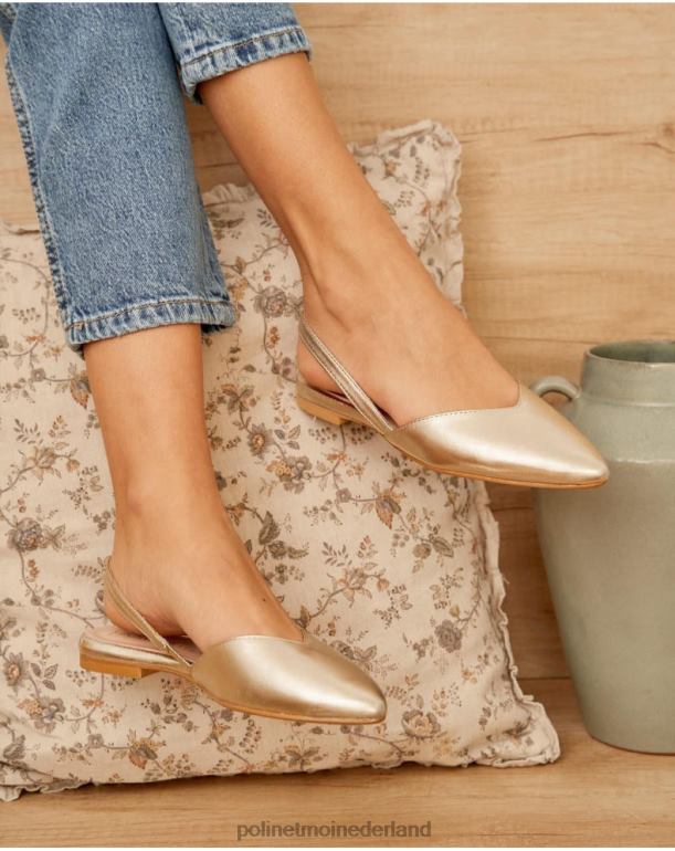 nl Polin et moi ballerina's inari ondersnijding goud/platina JD28V477 schoenen