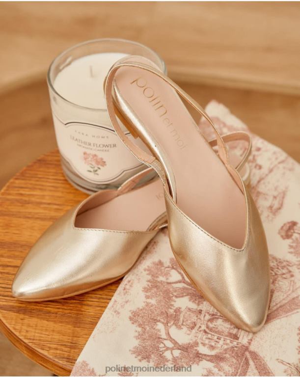 nl Polin et moi ballerina's inari ondersnijding goud/platina JD28V477 schoenen