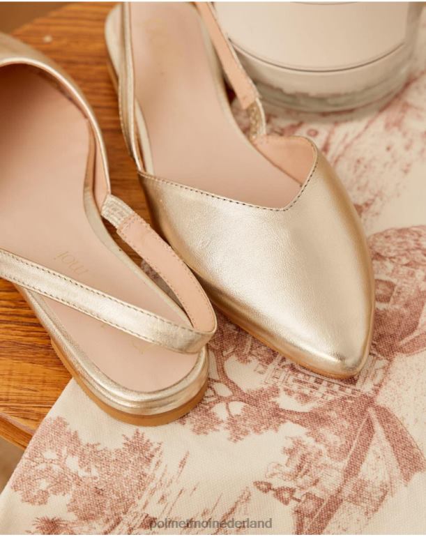 nl Polin et moi ballerina's inari ondersnijding goud/platina JD28V477 schoenen