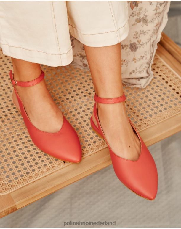 nl Polin et moi ballerina's ondergraven alia perzik JD28V478 schoenen