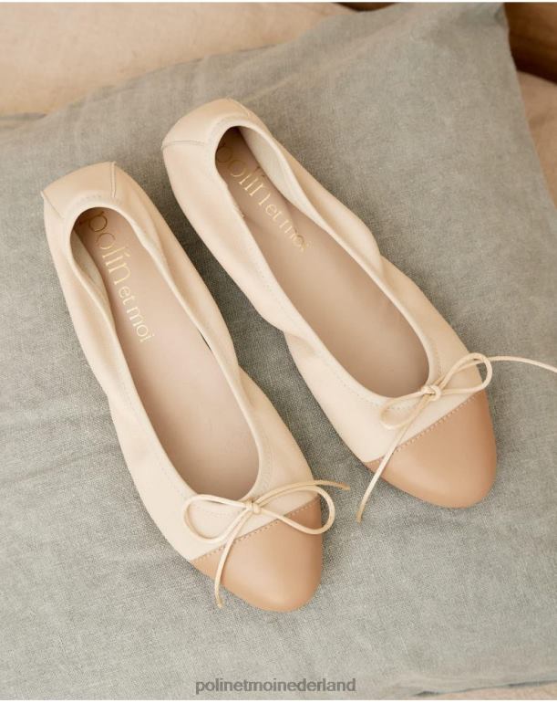 nl Polin et moi ballerina's tweekleurige maritza kameel JD28V492 schoenen