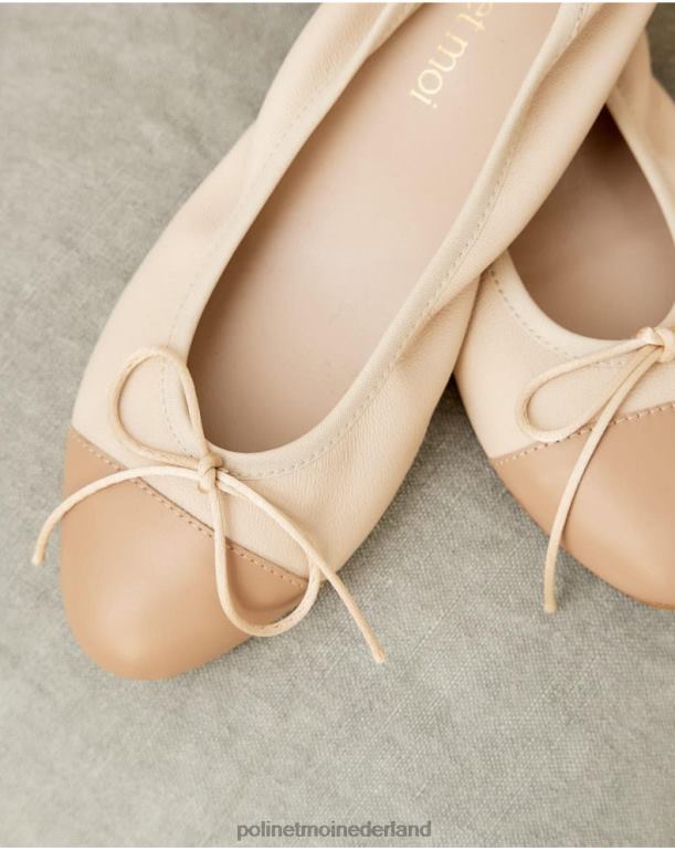 nl Polin et moi ballerina's tweekleurige maritza kameel JD28V492 schoenen