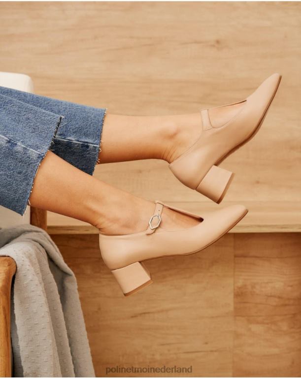 nl Polin et moi Mary Jane Heel Giorgia kameel JD28V489 schoenen