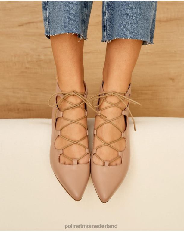 nl Polin et moi Merceditas cordones gregoria naakt JD28V482 schoenen