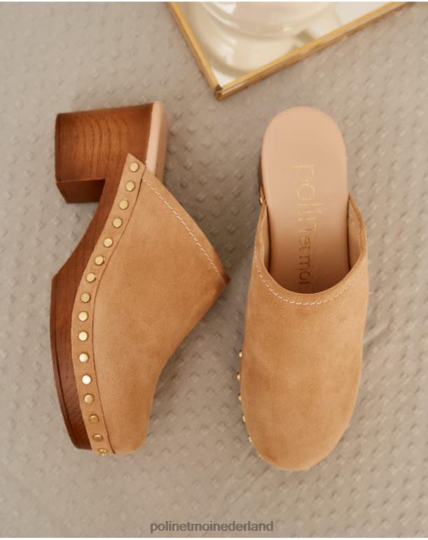 nl Polin et moi klomp suède fiorela kameel JD28V470 schoenen