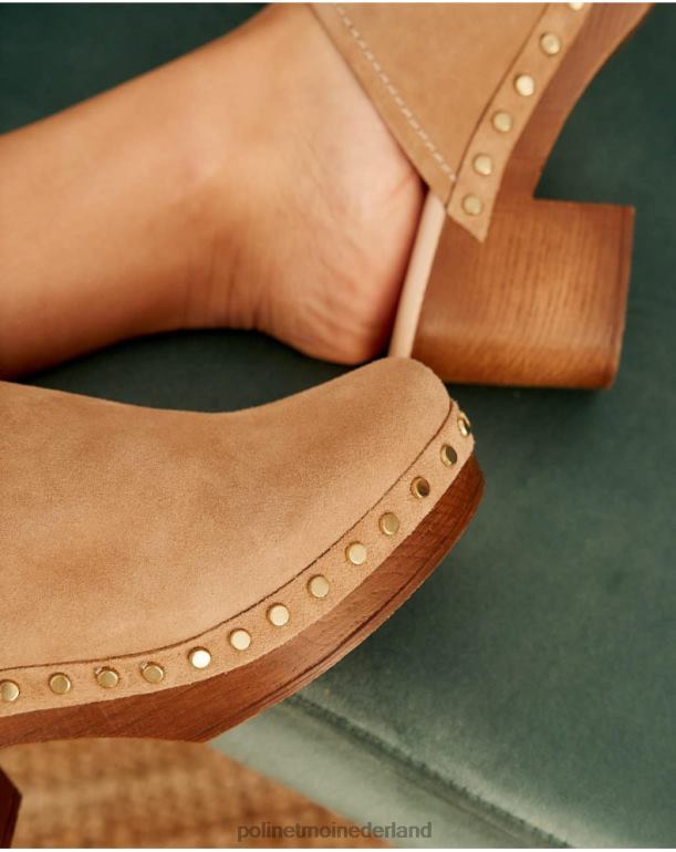 nl Polin et moi klomp suède fiorela kameel JD28V470 schoenen