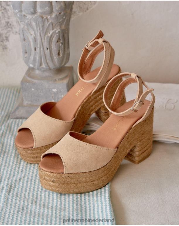 nl Polin et moi arina platform sandalen zand JD28V410 schoenen