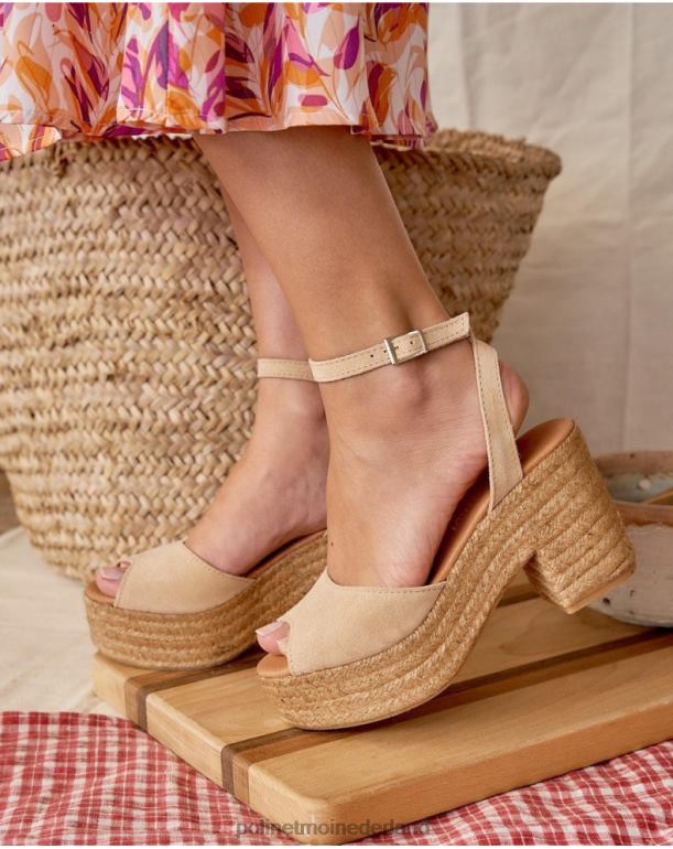 nl Polin et moi arina platform sandalen zand JD28V410 schoenen