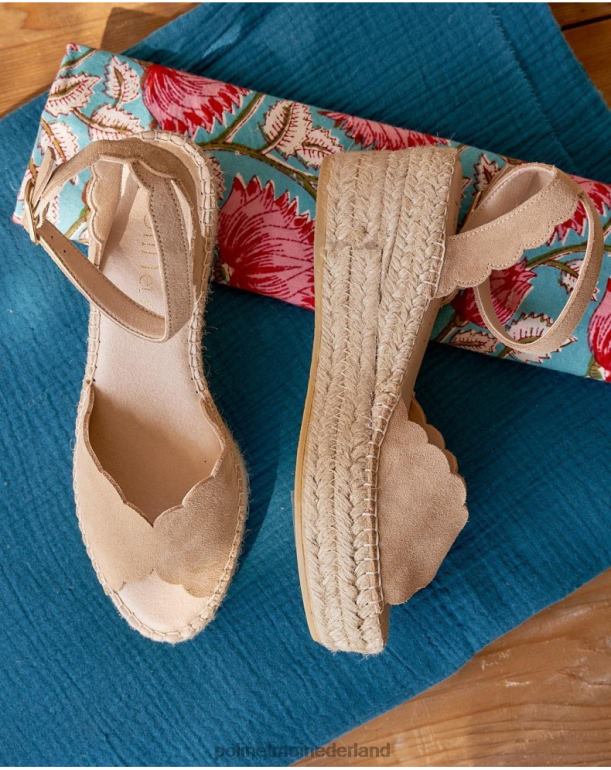 nl Polin et moi sandaal ondas maissa taupe JD28V420 schoenen