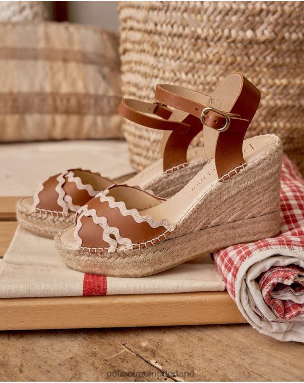 nl Polin et moi sandaal rand dominika leer JD28V439 schoenen