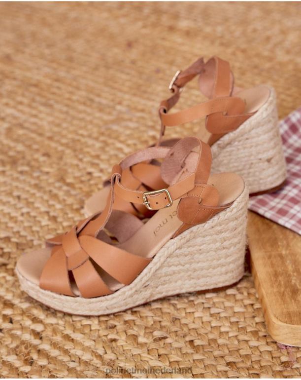 nl Polin et moi zhanna kruissandaal leer JD28V411 schoenen