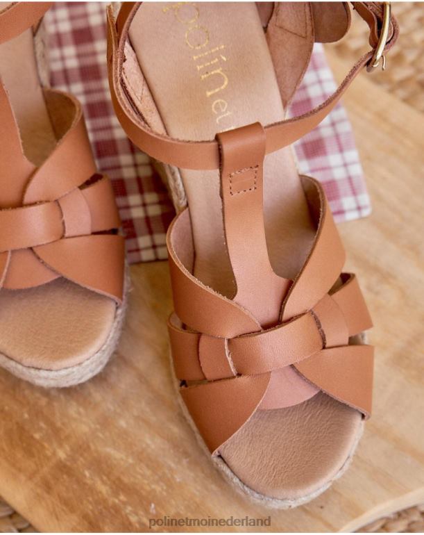 nl Polin et moi zhanna kruissandaal leer JD28V411 schoenen