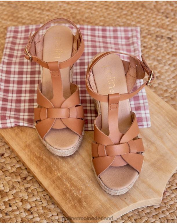 nl Polin et moi zhanna kruissandaal leer JD28V411 schoenen